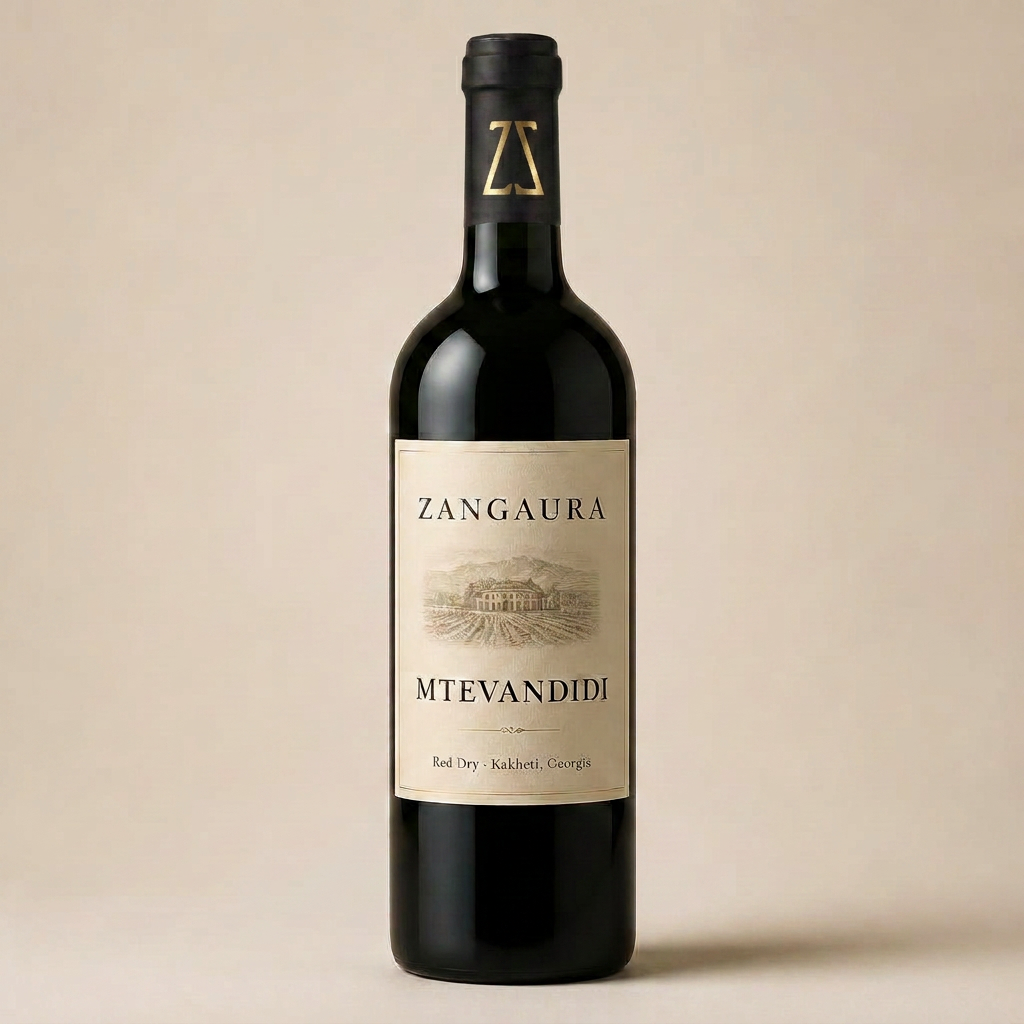 ZANGAURA Mtevandidi wine bottle