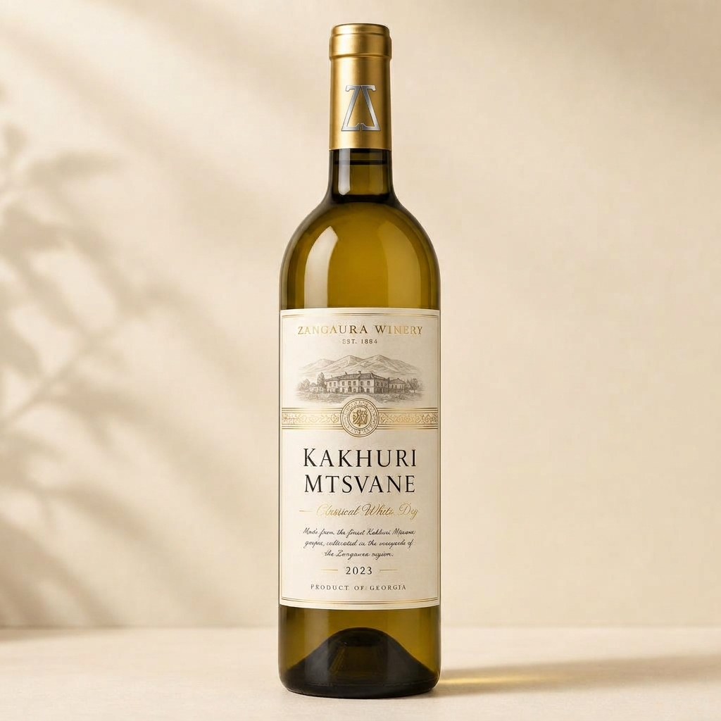 ZANGAURA Kakhuri Mtsvane wine bottle