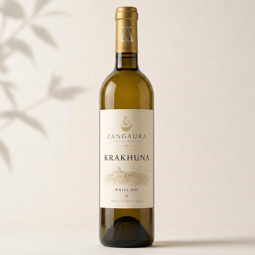 ZANGAURA Krakhuna wine bottle