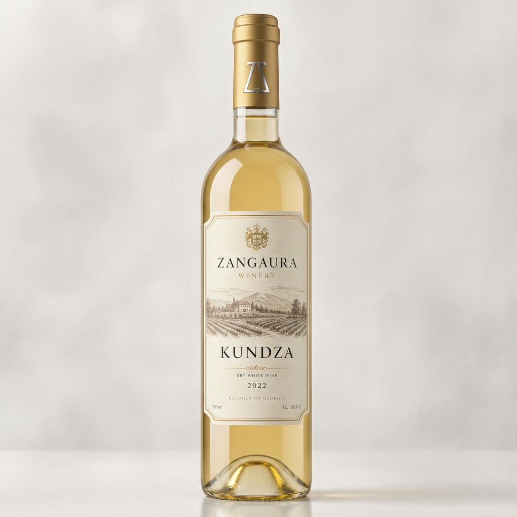 ZANGAURA Kundza wine bottle