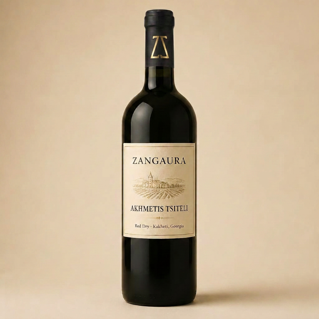 ZANGAURA Akhmetis Tsiteli wine bottle