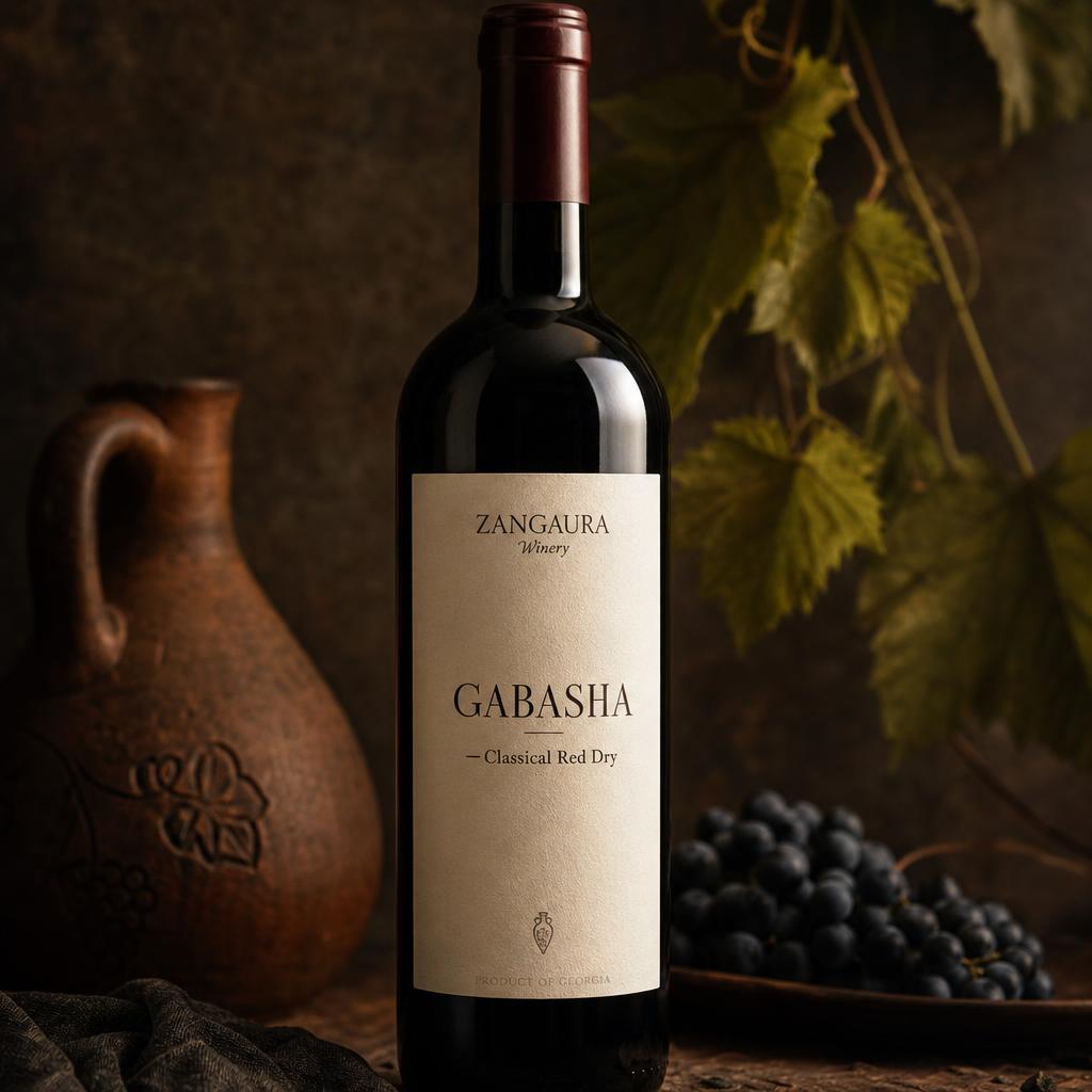 ZANGAURA Gabasha wine bottle