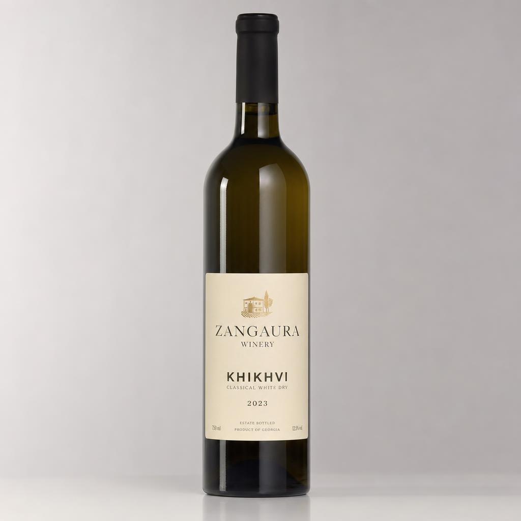 ZANGAURA Khikhvi wine bottle