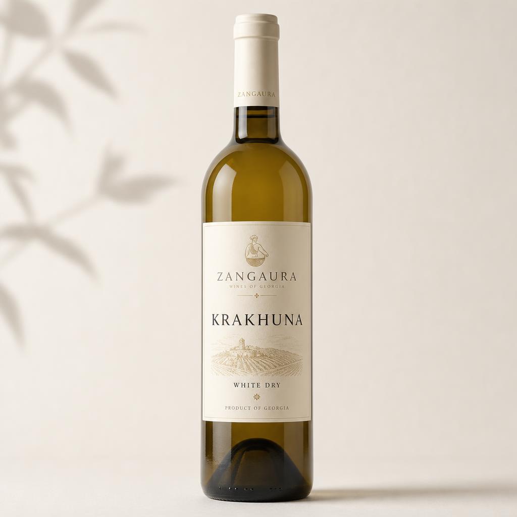 ZANGAURA Krakhuna wine bottle