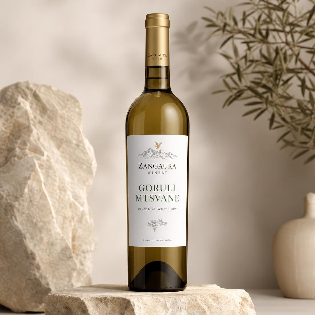 ZANGAURA Goruli Mtsvane wine bottle
