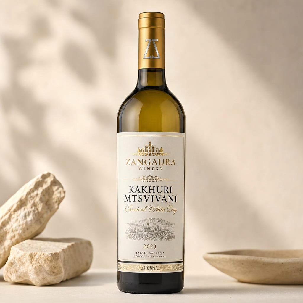 ZANGAURA Kakhuri Mtsvivani wine bottle