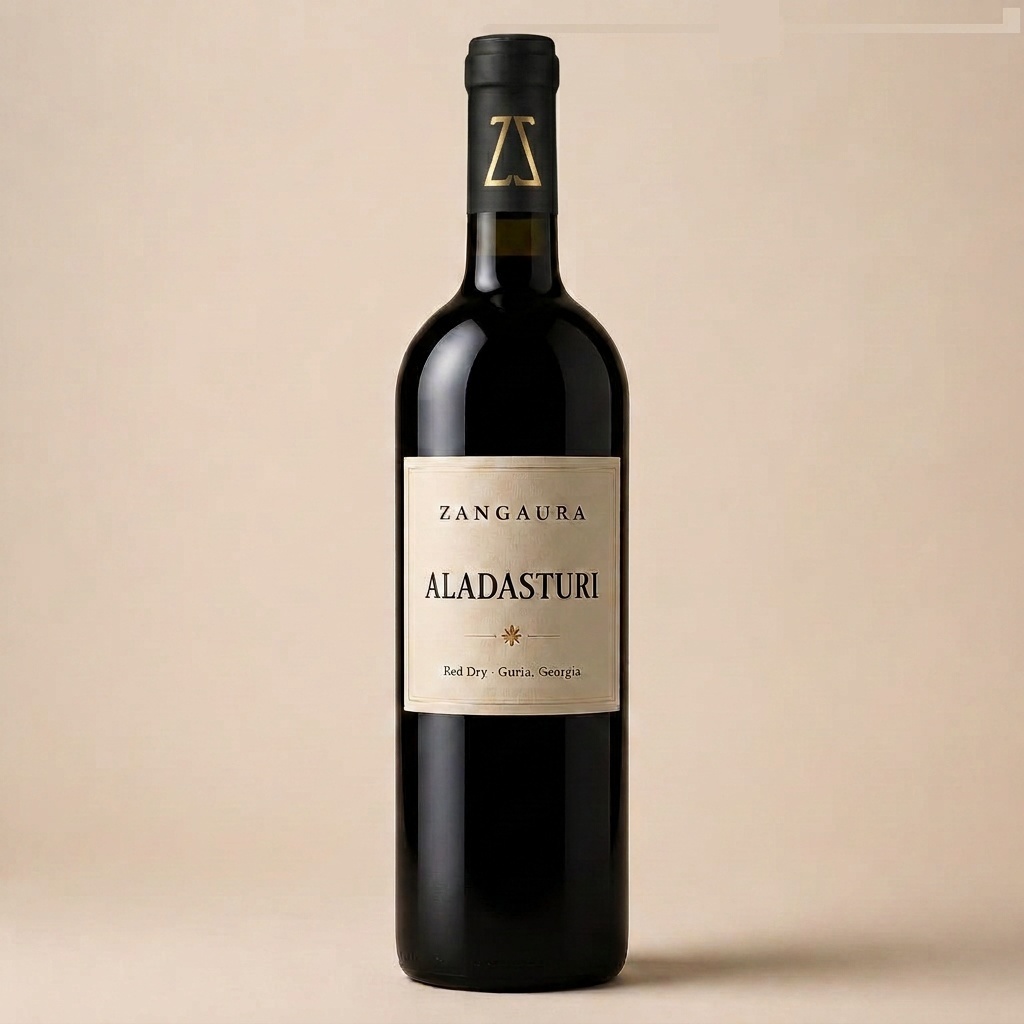 ZANGAURA Aladasturi wine bottle