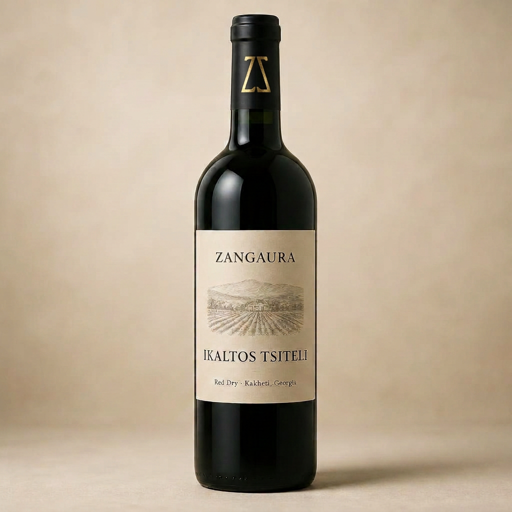 ZANGAURA Ikaltos Tsiteli wine bottle