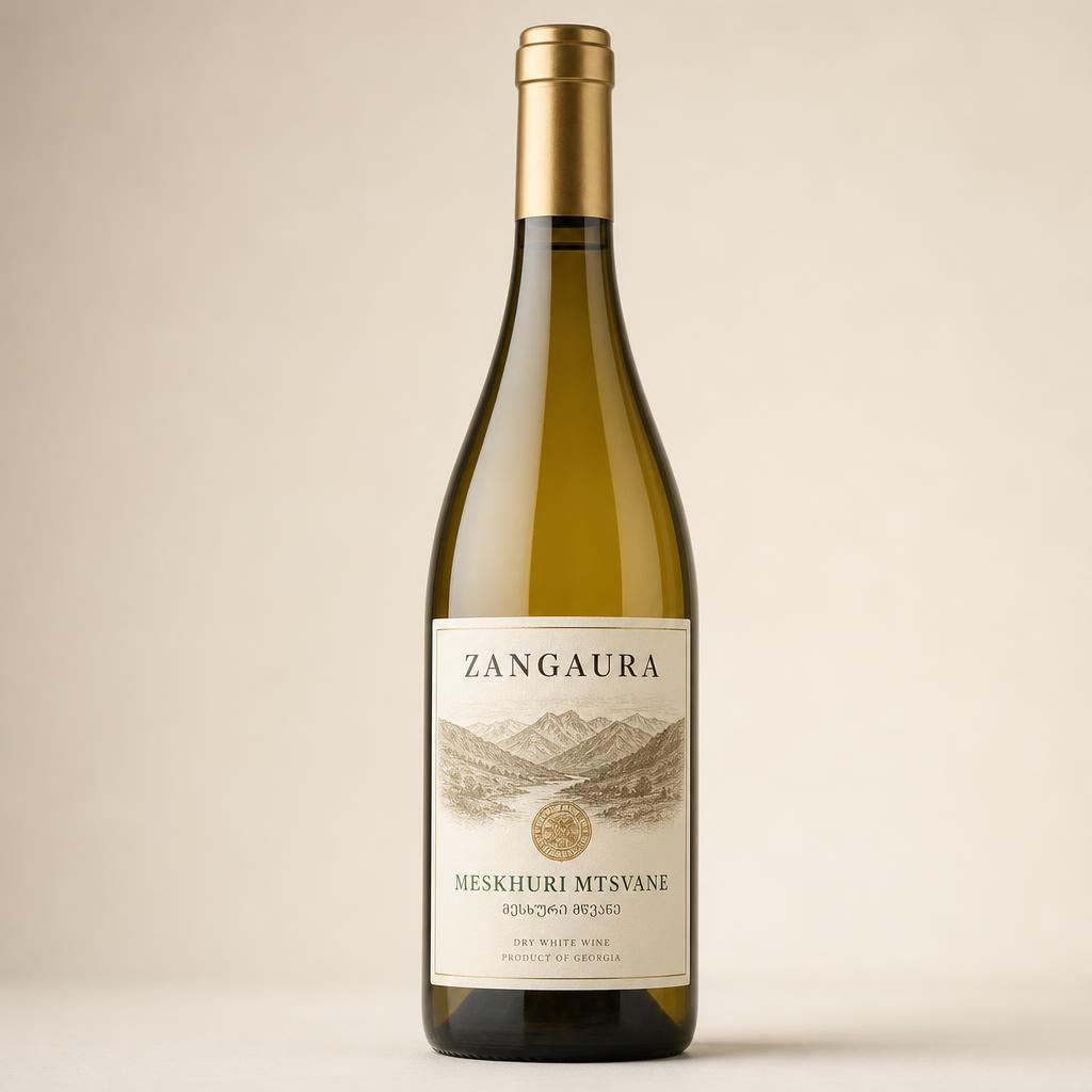 ZANGAURA Meskhuri Mtsvane wine bottle