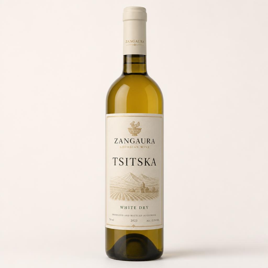 ZANGAURA Tsitska wine bottle