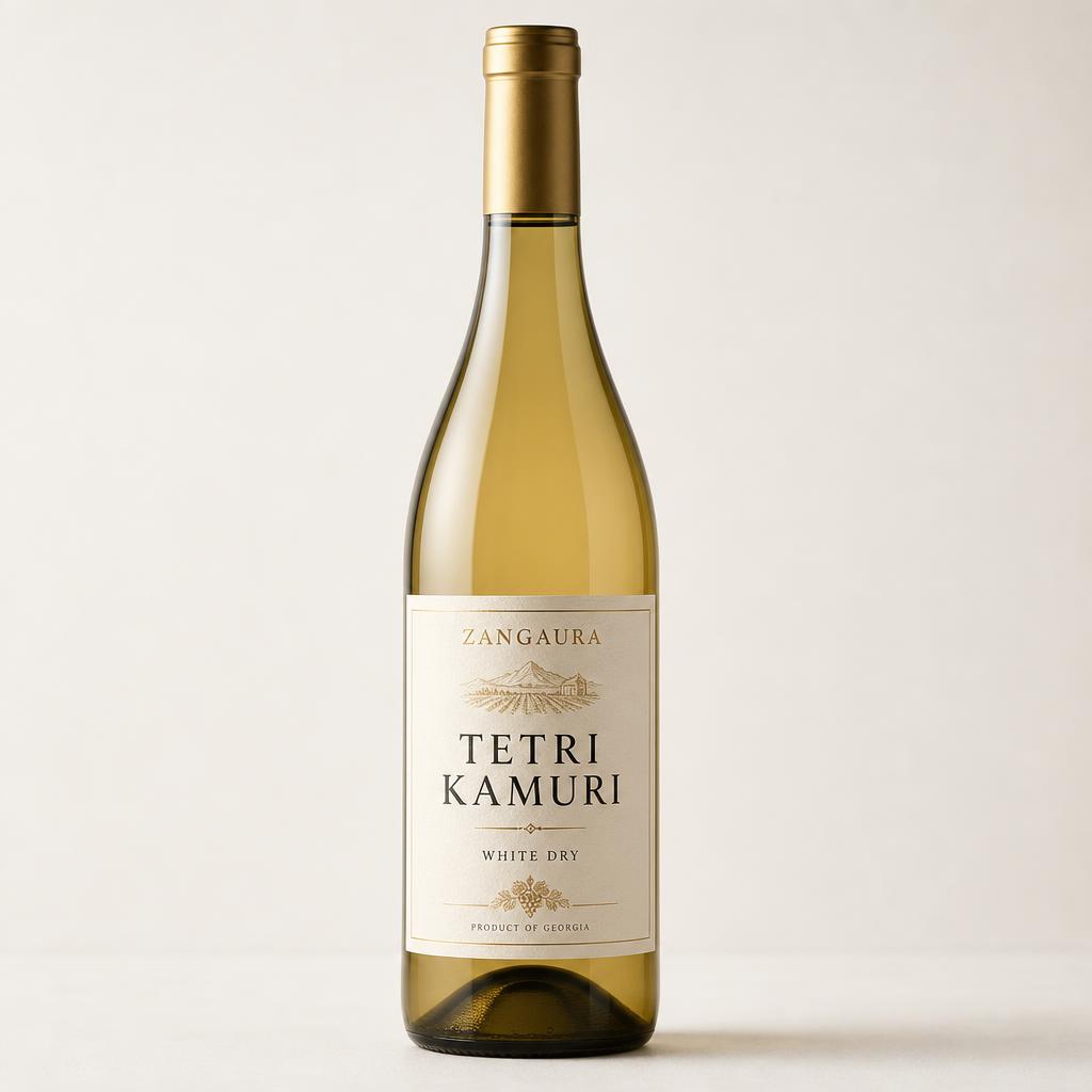 ZANGAURA Tetri Kamuri wine bottle