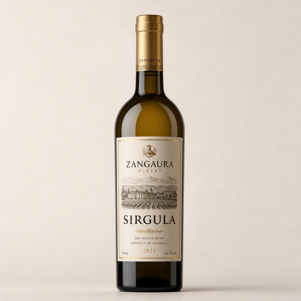 ZANGAURA Sirgula wine bottle