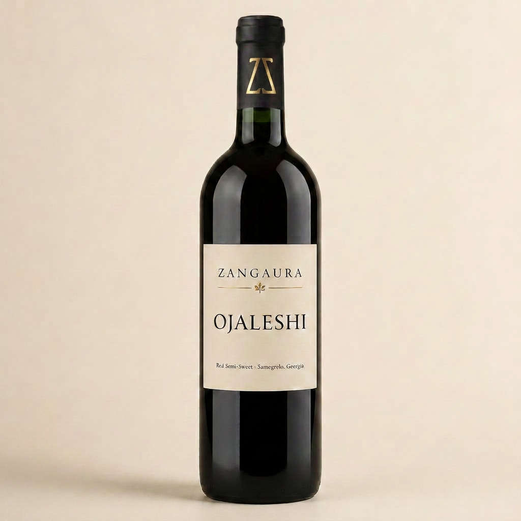 ZANGAURA Ojaleshi wine bottle