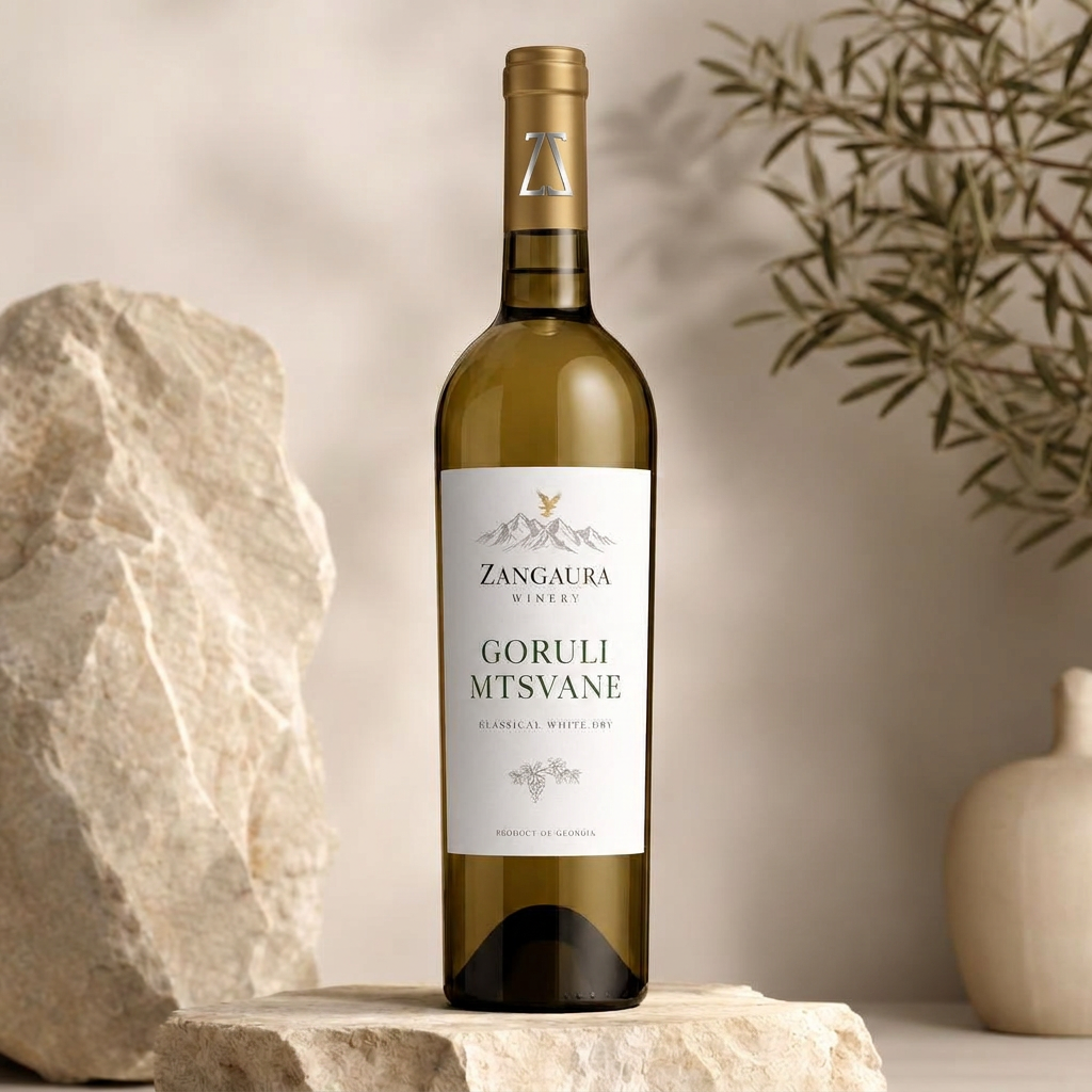 ZANGAURA Goruli Mtsvane wine bottle