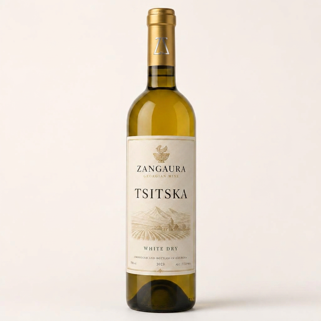 ZANGAURA Tsitska wine bottle
