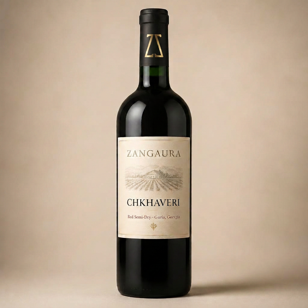 ZANGAURA Chkhaveri wine bottle