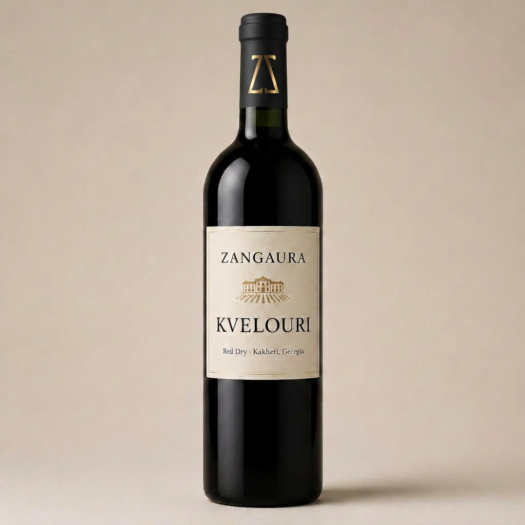 ZANGAURA Kvelouri wine bottle