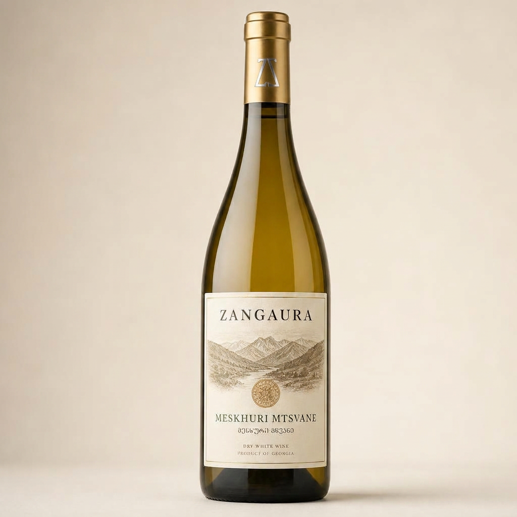 ZANGAURA Meskhuri Mtsvane wine bottle