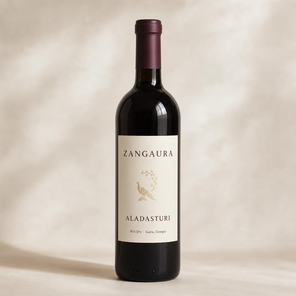 ZANGAURA Aladasturi wine bottle