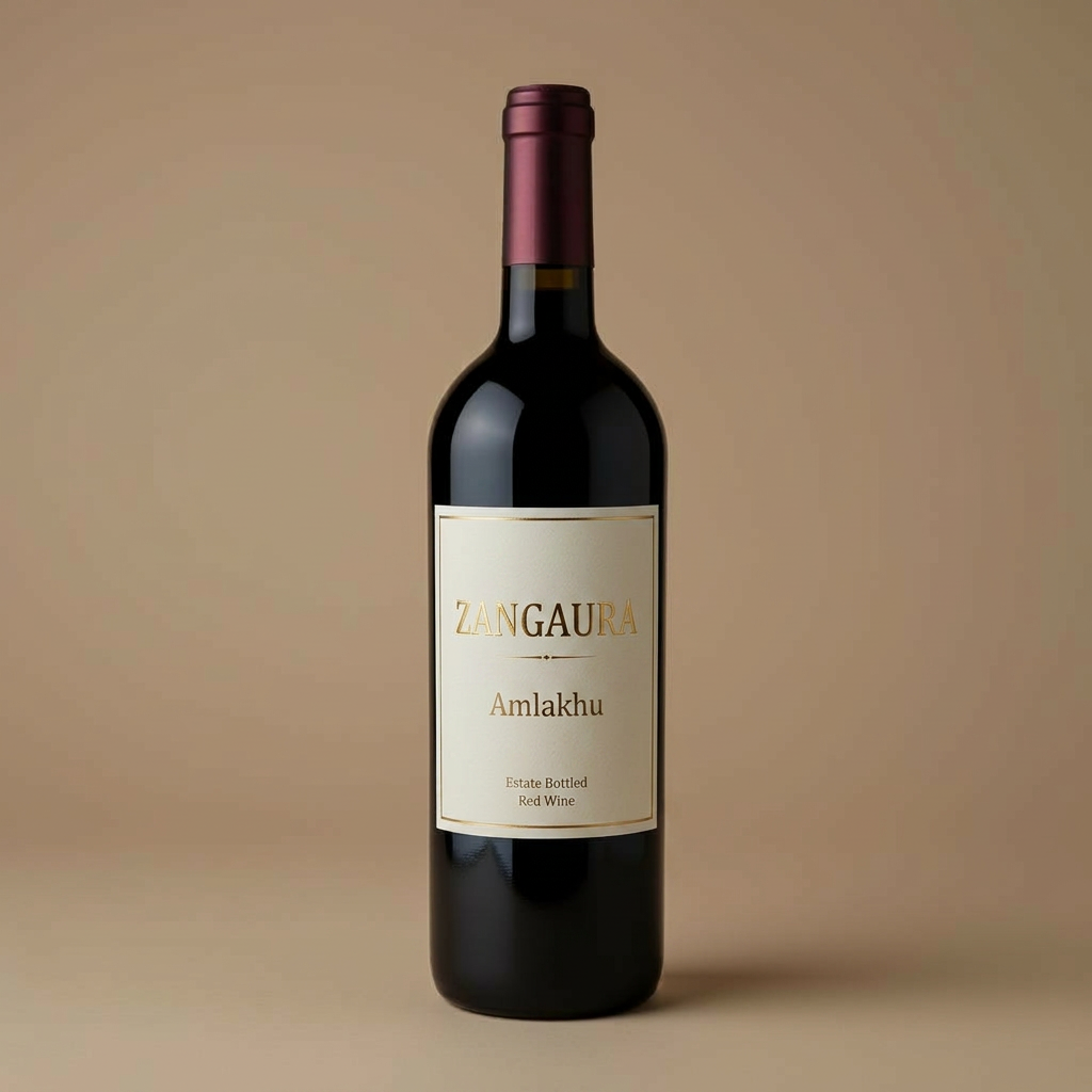 ZANGAURA Amlakhu wine bottle