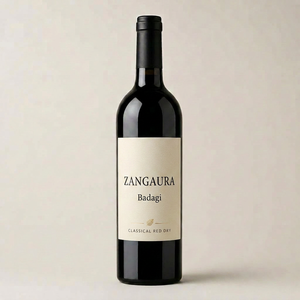 ZANGAURA Badagi wine bottle