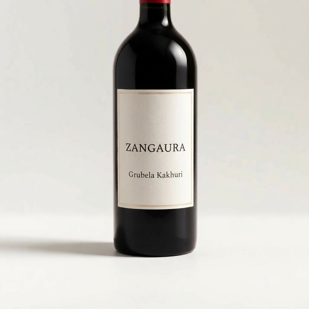 ZANGAURA Grubela Kakhuri wine bottle
