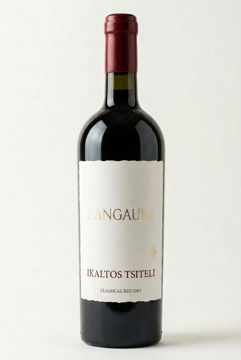 ZANGAURA Ikaltos Tsiteli wine bottle