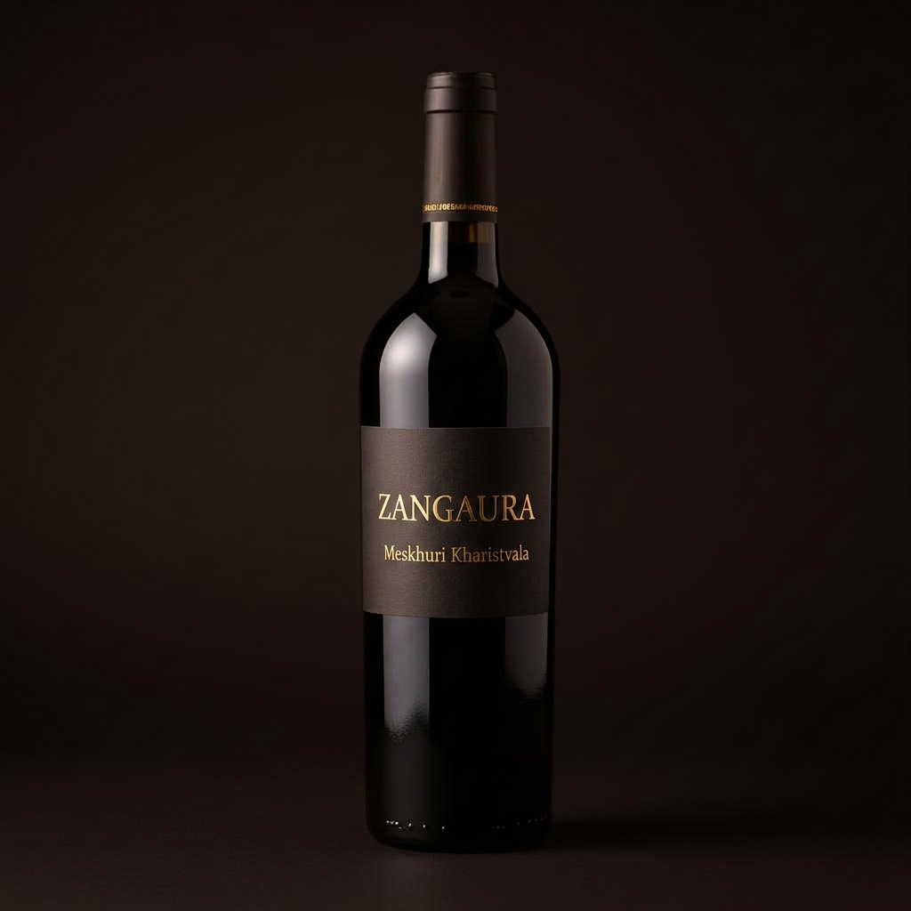 ZANGAURA Meskhuri Kharistvala wine bottle