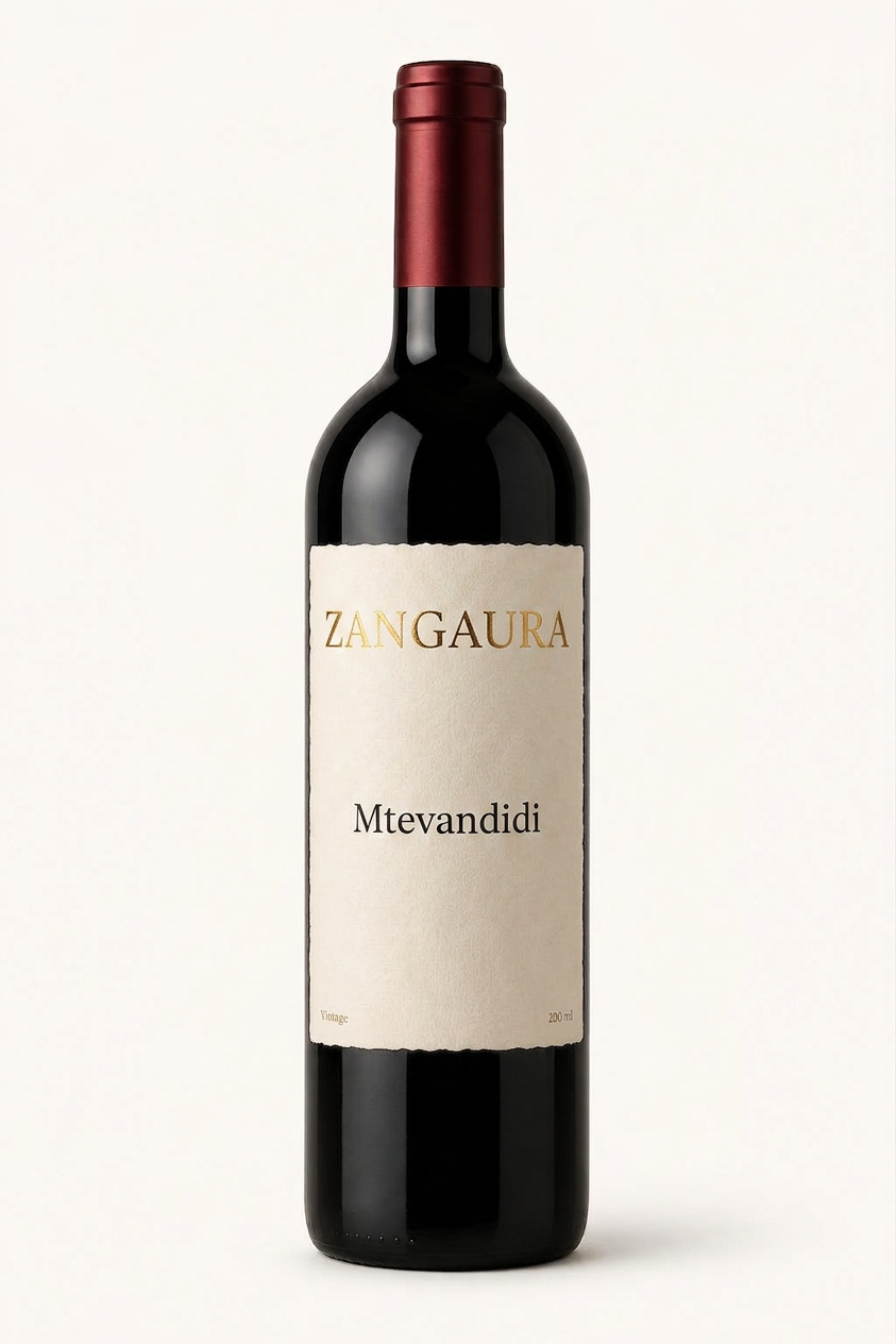 ZANGAURA Mtevandidi wine bottle