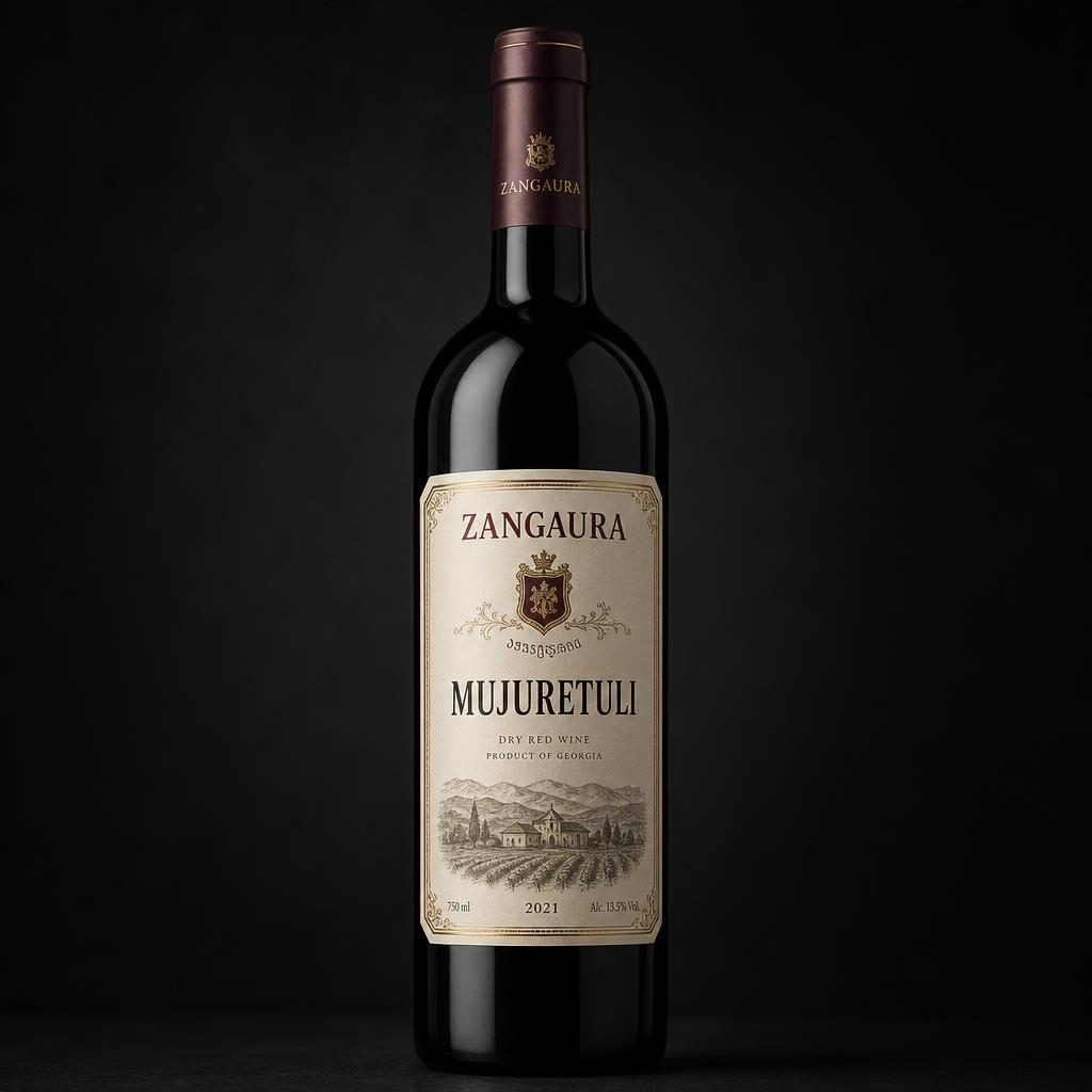 ZANGAURA Mujuretuli wine bottle