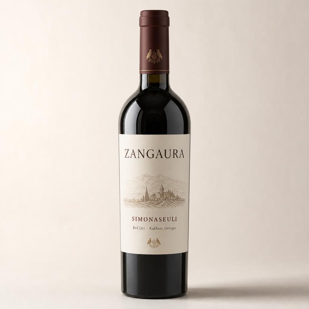ZANGAURA Simonaseuli wine bottle