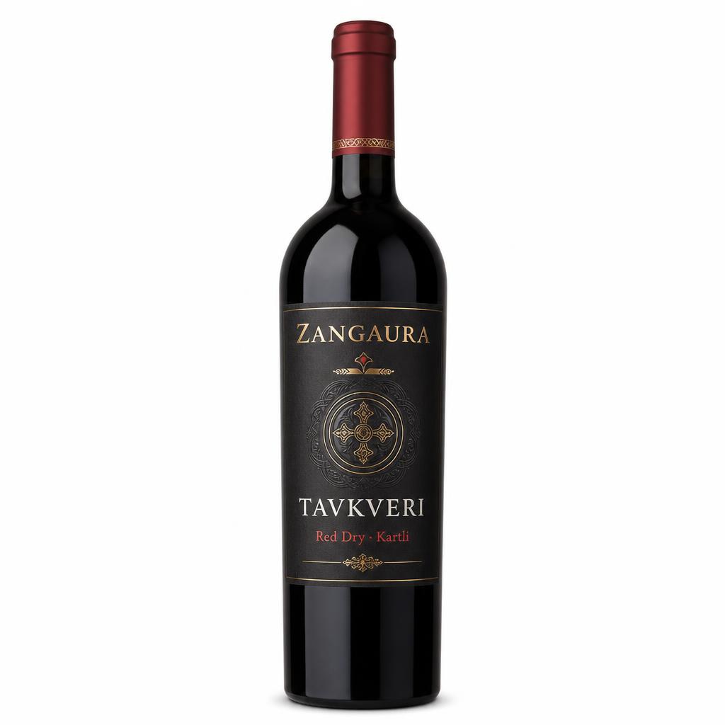 ZANGAURA Tavkveri wine bottle